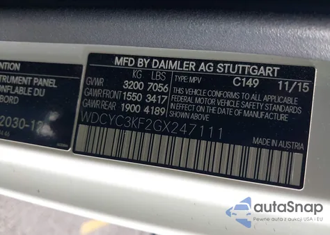 2016 Mercedes-Benz G 550 4Matic из США, поврежденный, VIN WDCYC3KF2GX247111